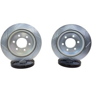 Lincoln Navigator Brake Rotor (2) - Rear - Baer Brakes - Slot/Zinc Only - `22-`26